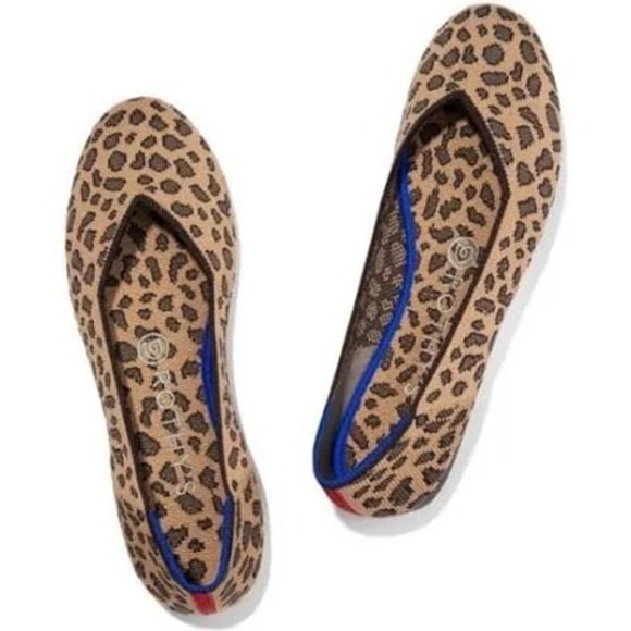 Rothy's Shoes - ROTHY'S "the flat" rounded flat in retired animal leopard cheetah print